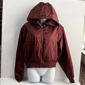 GB Girls burgundy Hooded Jacket